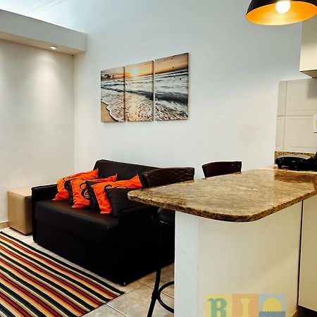 AS1210 Quarto-sala com vista mar Copacabana Posto 5 Río de Janeiro Exterior foto